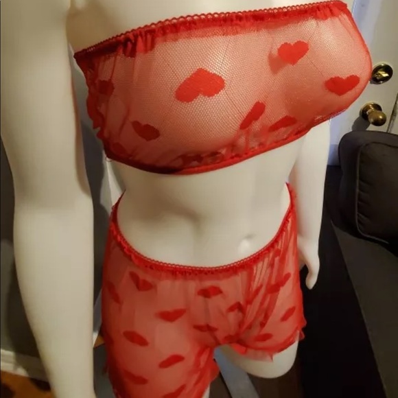 2pcs Red Sheer Set - Picture 8 of 9